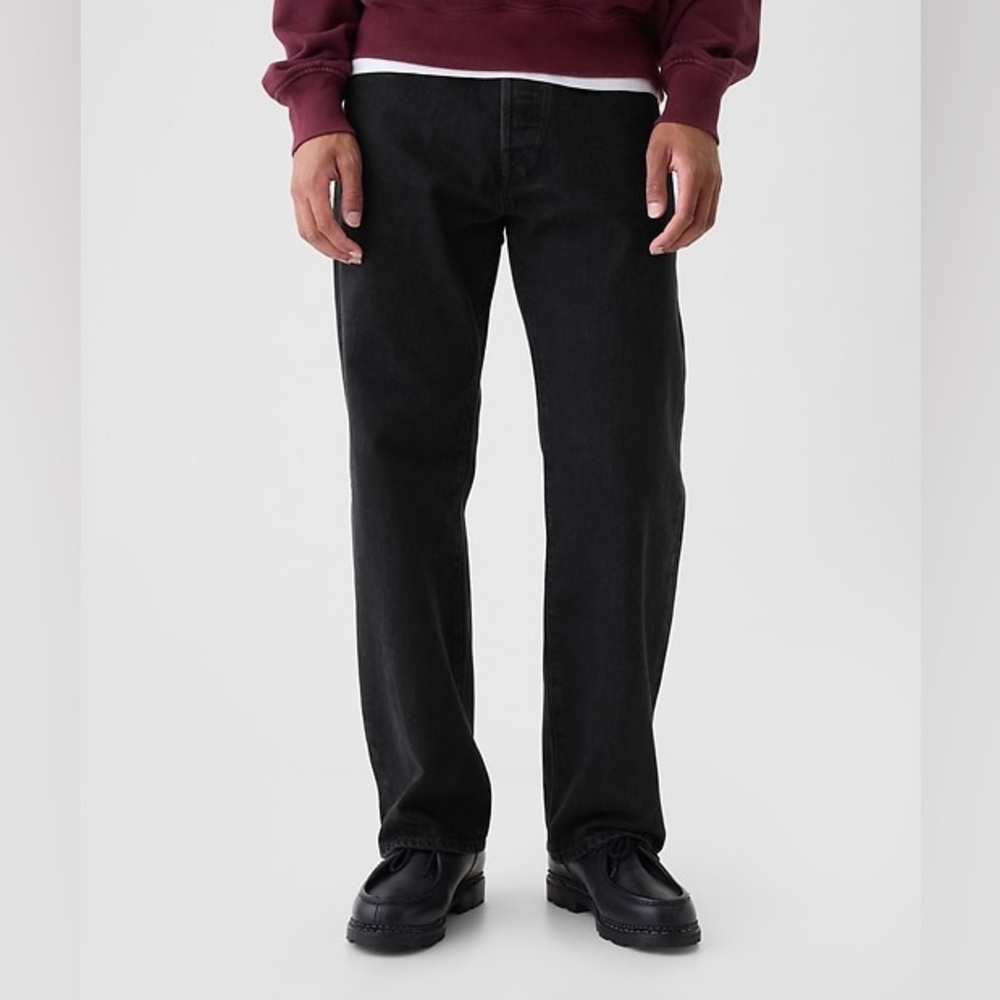 GAP Men's Black Bootcut Jeans